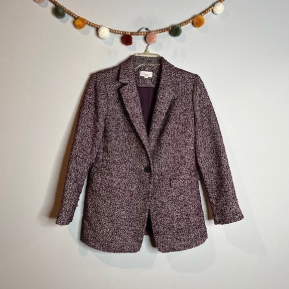 LOFT Maroon Blazer - Picture 1 of 7